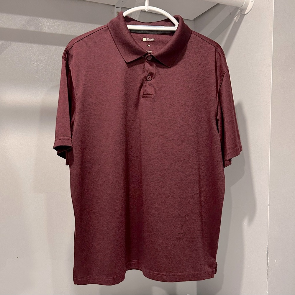Haggar Maroon Polo
